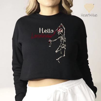 Hello Loneliness // Cropped Hoodie & Crew Fleece // 3 COLORS