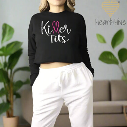 Killer Tits // Crop Hoodie & Crew Fleece // 2 COLORS